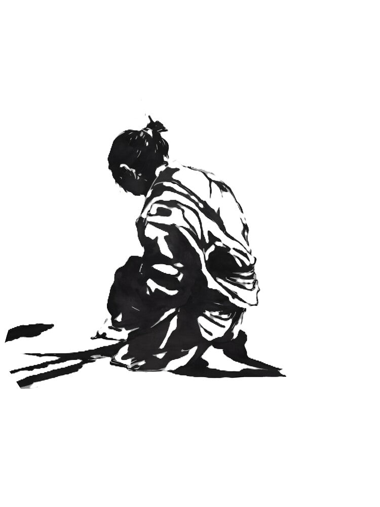 Crouching Ronin_B by Inklivion
