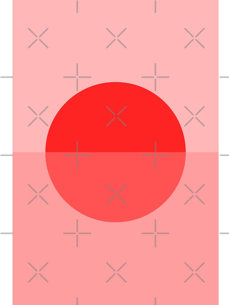 Modern Pop - Semi Circles - Red by Sweetie Spicy