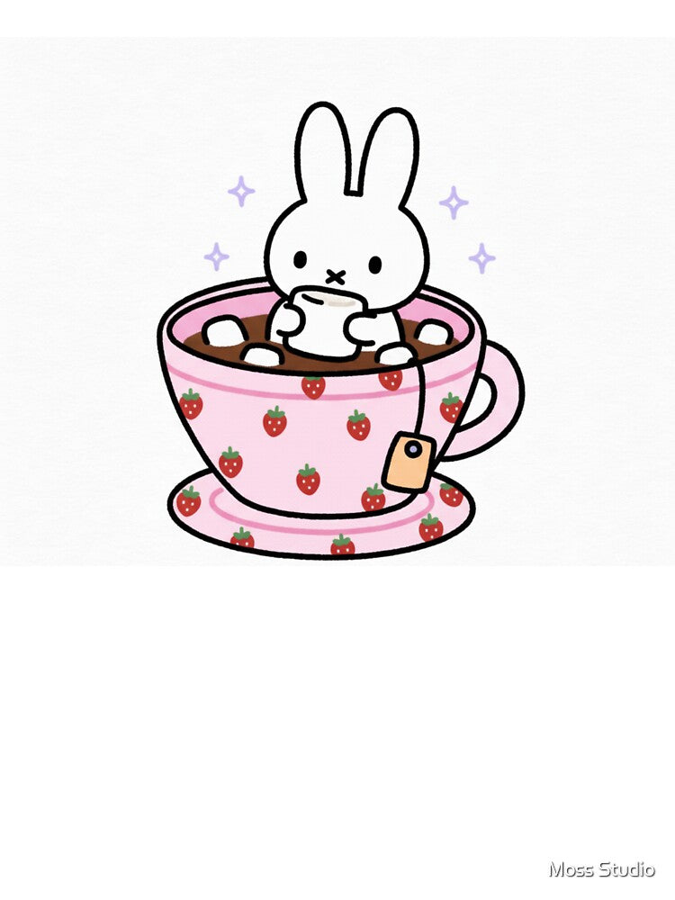 Teacup Miffy in Strawberries by Moss Studio