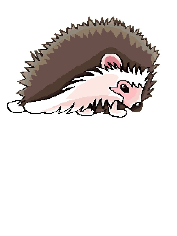 Hedgehog Pixel Design by Heathermarie321