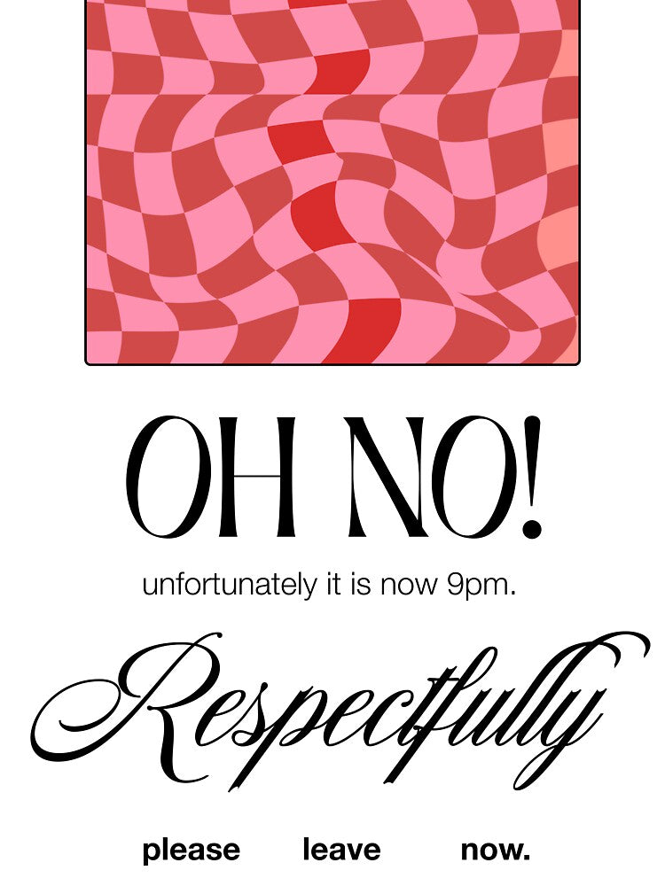 OH NO! (pg pink alt) | Cerulean Creative by Cerulean Creative