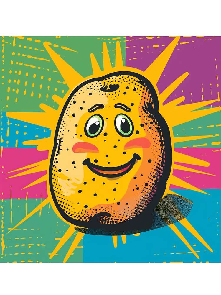 Potato Pop Art 3 by AstroRisq