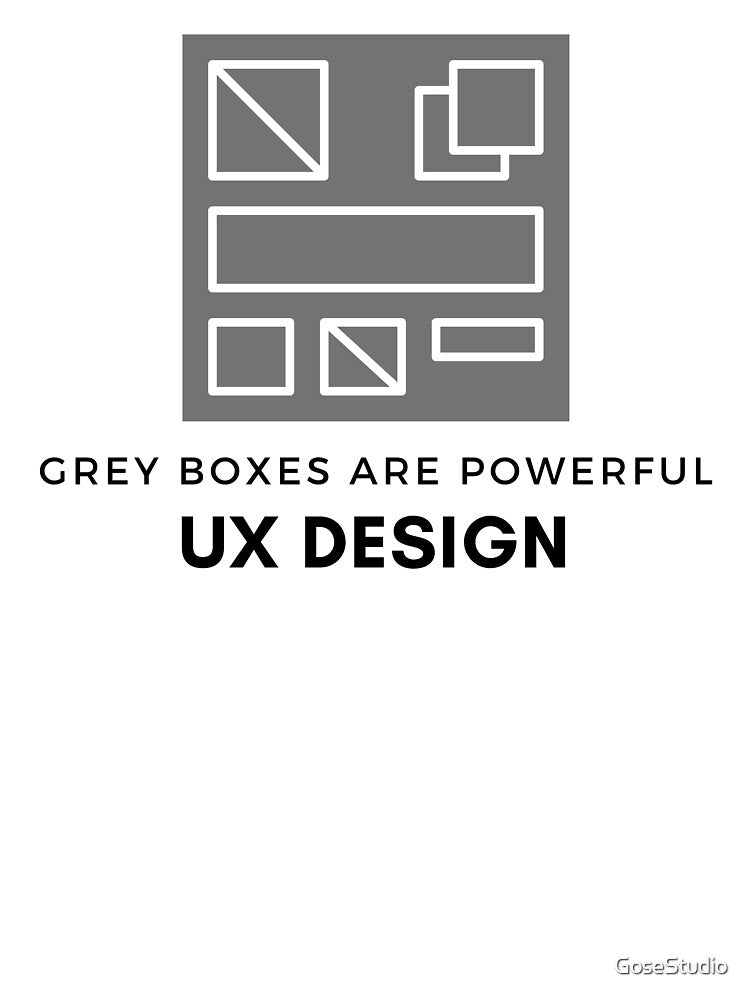 UX Designer Grey Boxes | UX Designer, User Experience, User Interface Profession by GoseStudio
