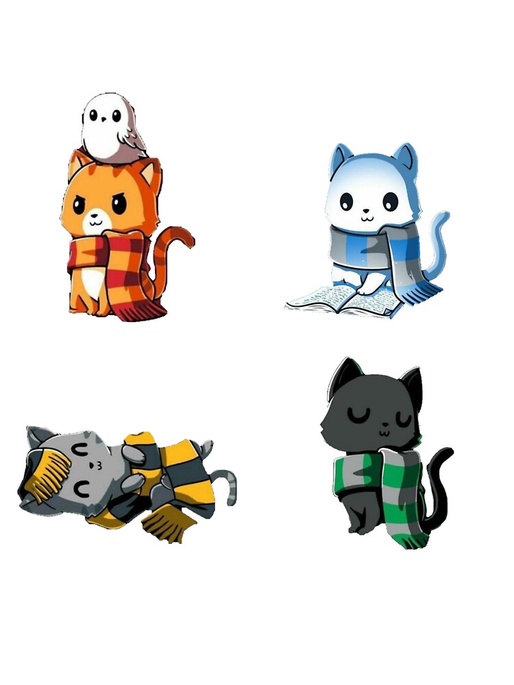 Potter Cats by CamRMuz