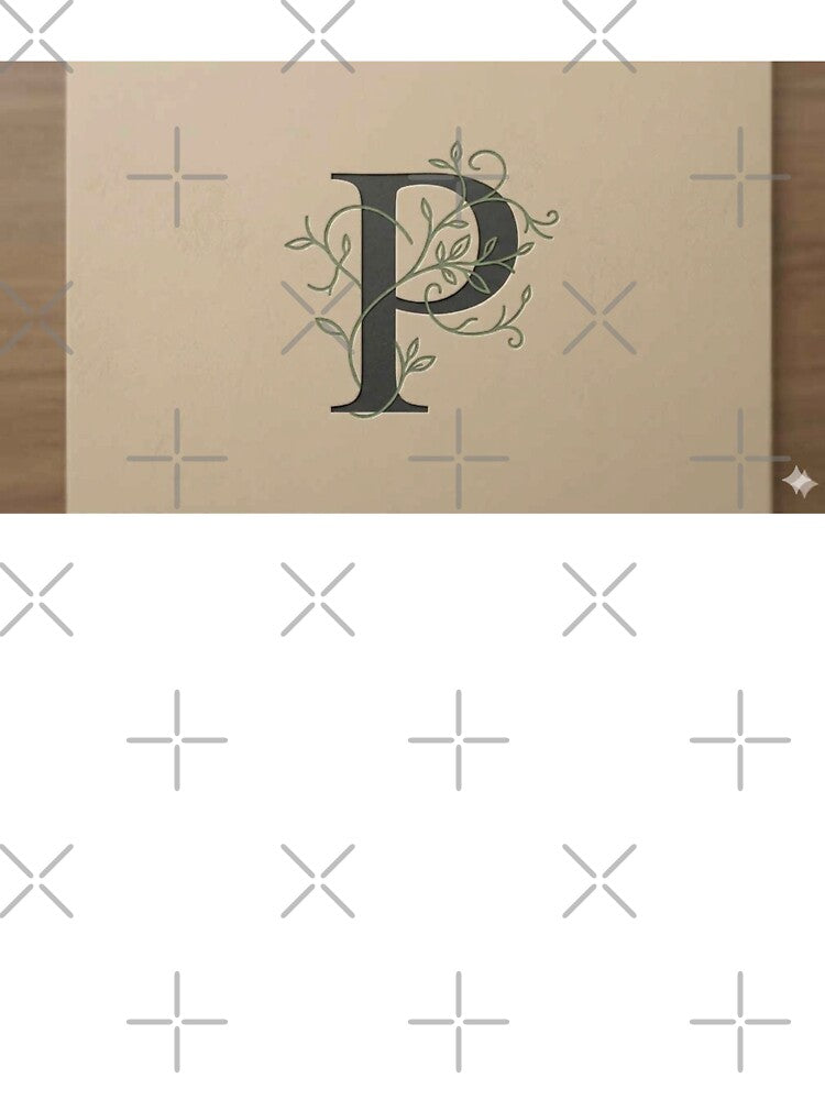 Neo minimalism - Alphabet P by TinyOrbitsDesign