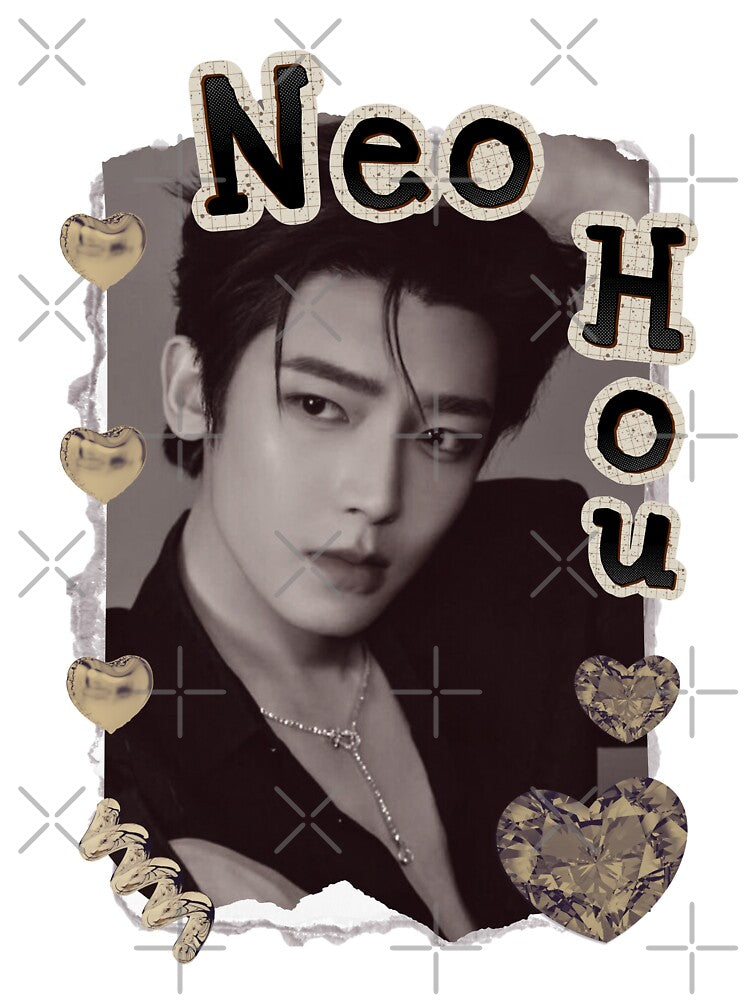 Neo Hou (Hou Minghao 侯明昊)) Chinese Actor Cdrama Chinese Entertainment Scrapbook Collage Cozy Y2K Vintage Design by HELL0WBELLO