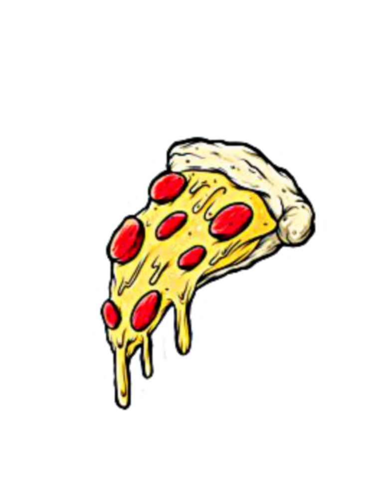 Pop Art | Cheesy Pizza by DuaaSiddiqui