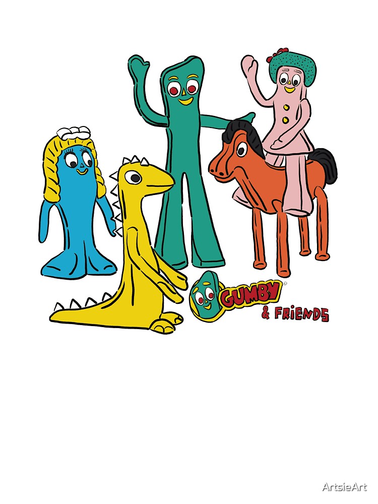 Gumby and Friends by ArtsieArt