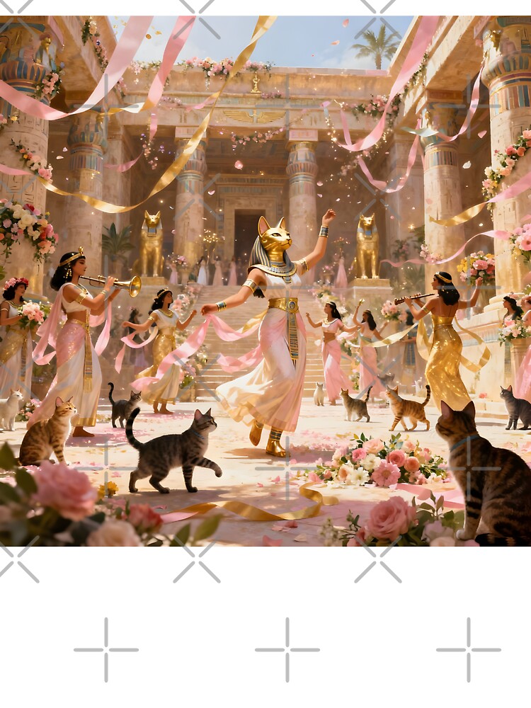 Temple of Bastet – Sacred Sanctuary of the Egyptian Cat Goddess, Protection & Joy by SoniaSarkali