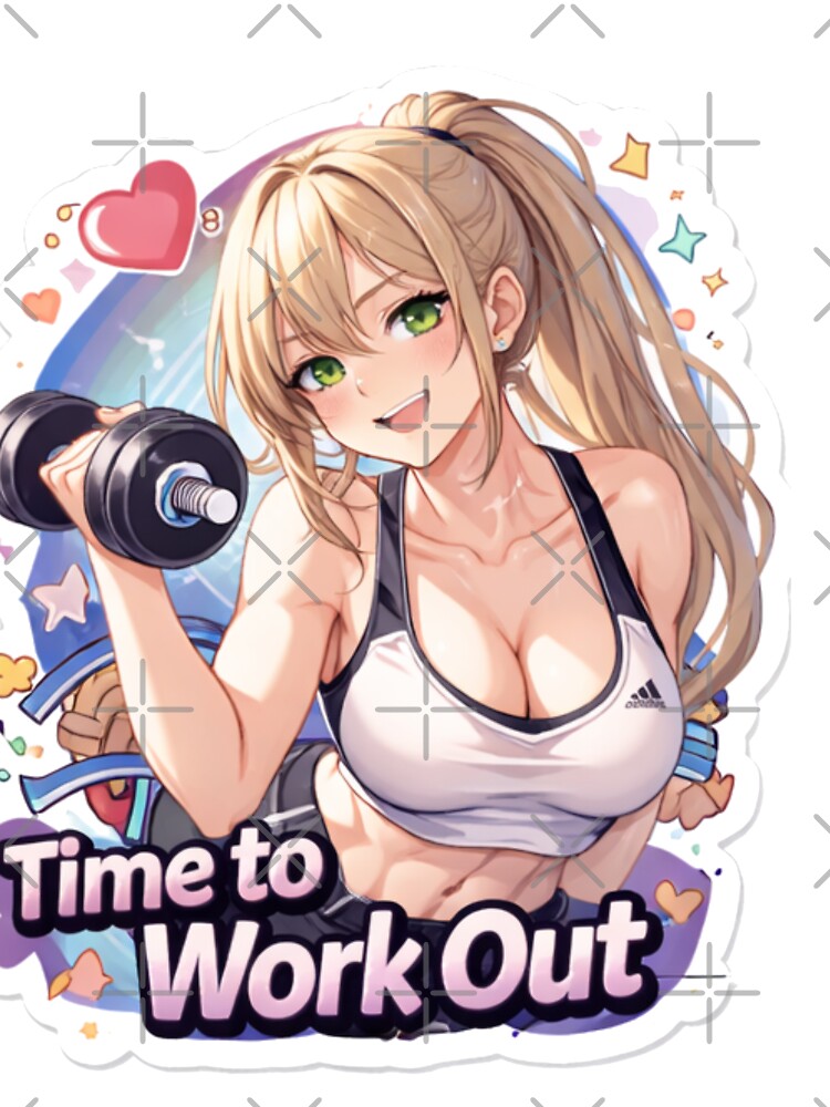 Cute Anime Sport Gym Girl Waifu by Ericks0087