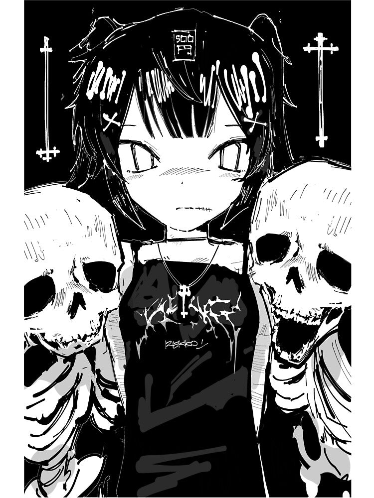 Cute anime Goth Girl by ShikiGum