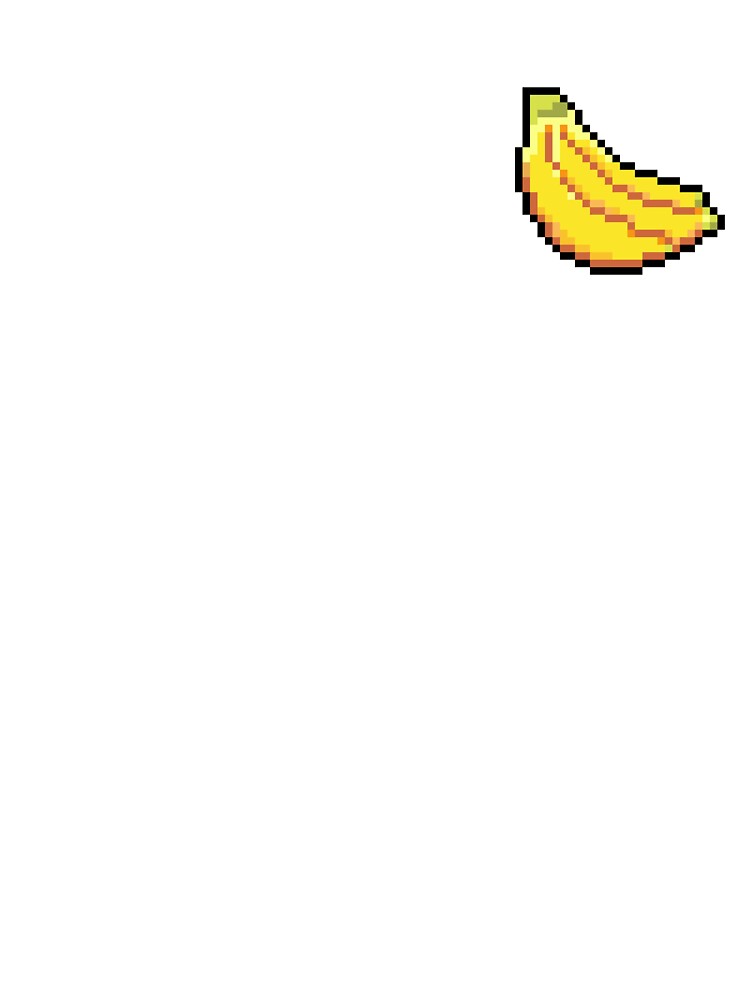 Pixel Banana - pixel food art by LittleFoodShop