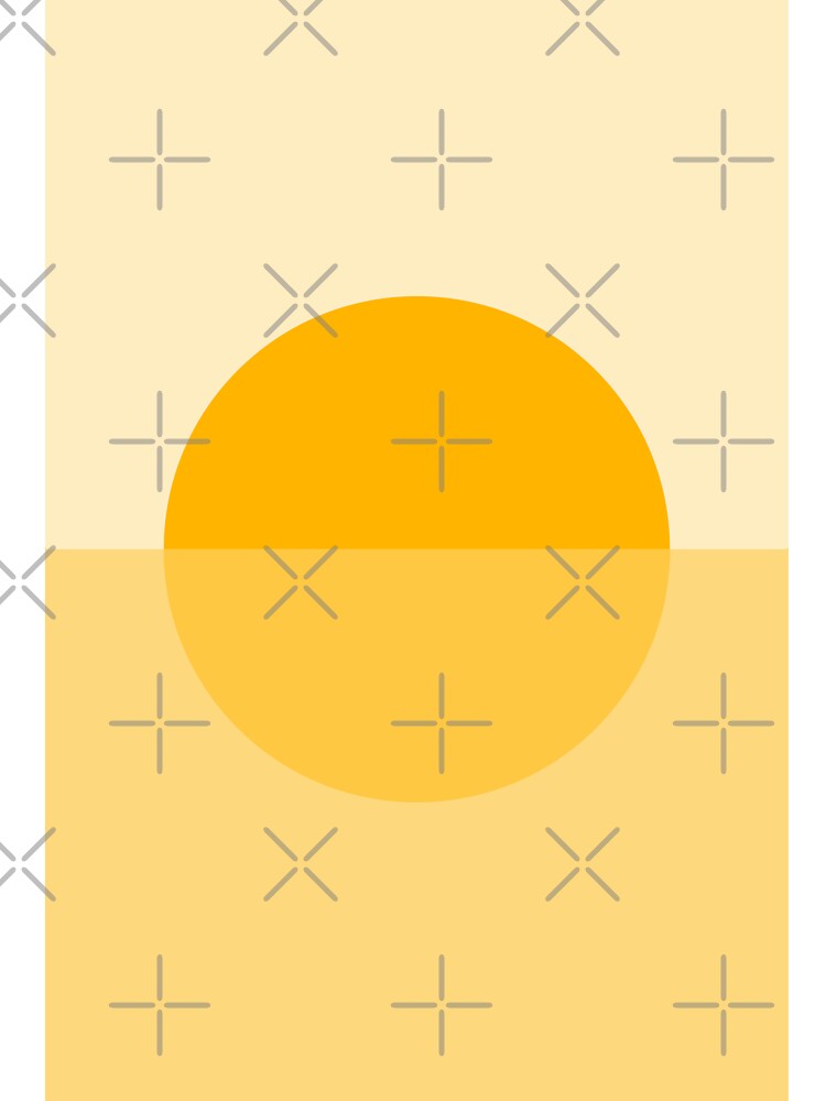 Modern Pop - Semi Circles - Yellow by Sweetie Spicy