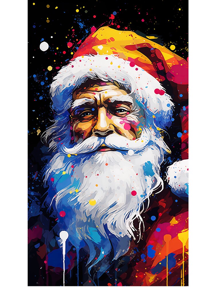 Santa Claus Pop Art Style by MCGrafxStudio