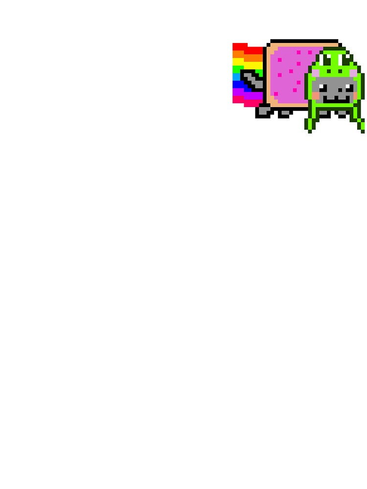 Nyan cat frog halloween pixelart by Pixel-Delights