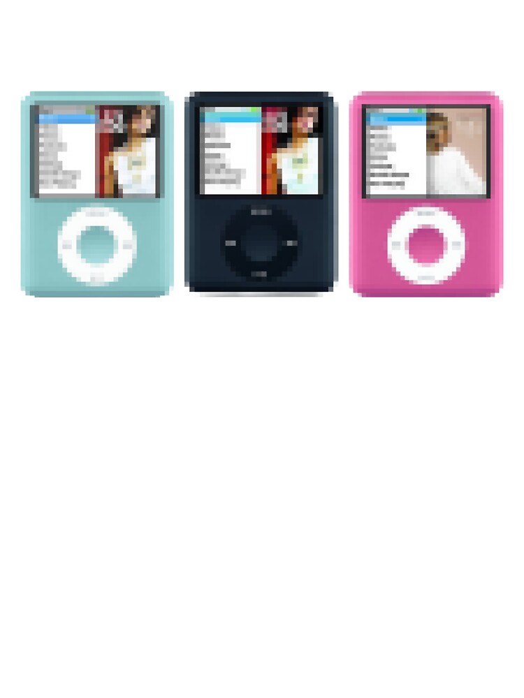 pixelated y2k mp3 players by cadetgallery
