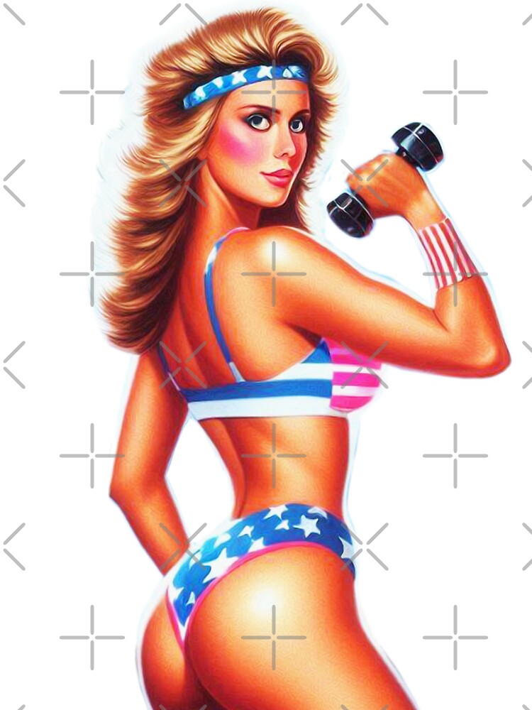 80s Bikini Woman by PulpVintage