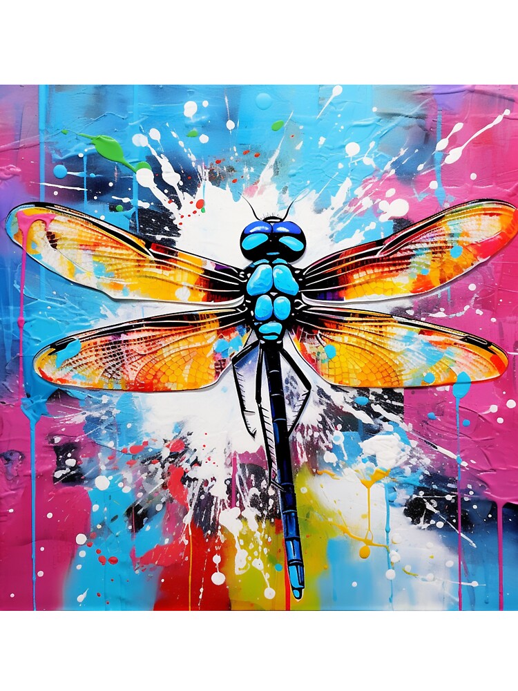 Dragonfly Pop Art 3 by AstroRisq