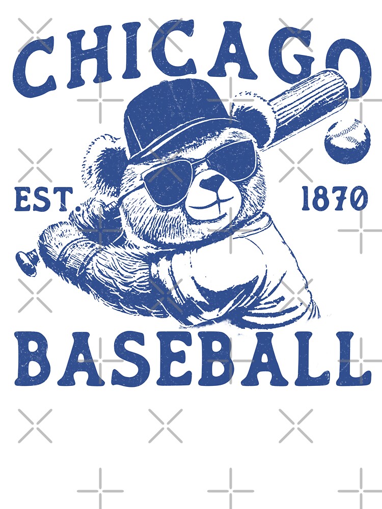 Vintage Grunge Chicago Baseball by ParadoxoMario