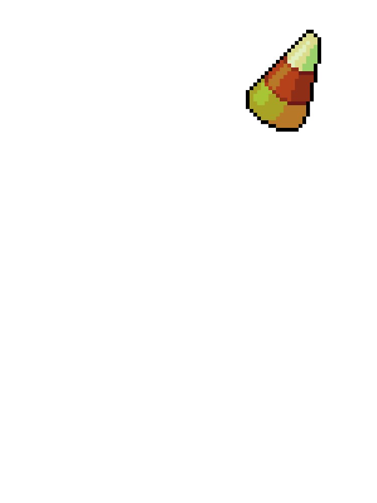 Pixel Candy corn - pixel food art by LittleFoodShop
