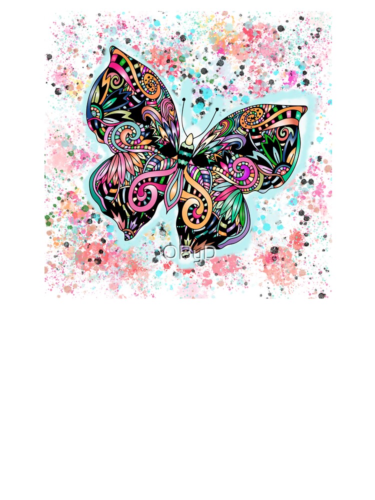 ZenDoodle Butterfly by OByD