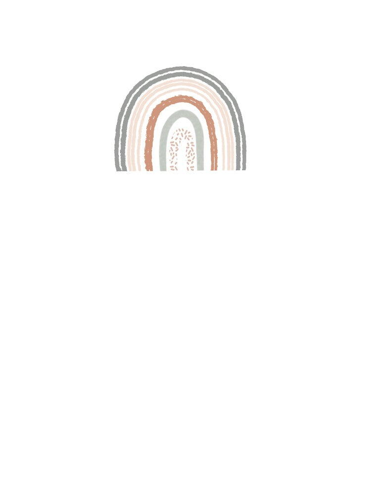 fall boho rainbow design by lunarcollective