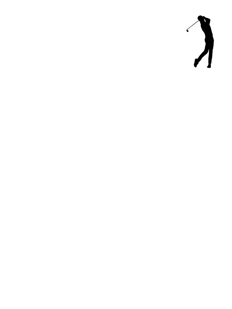 BLANK Golf Logo M by aleister crowley