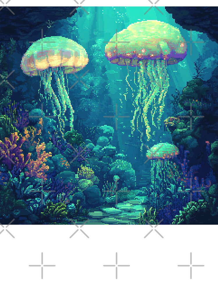 Deep Sea Pixel Dream by RetroPixelCraft