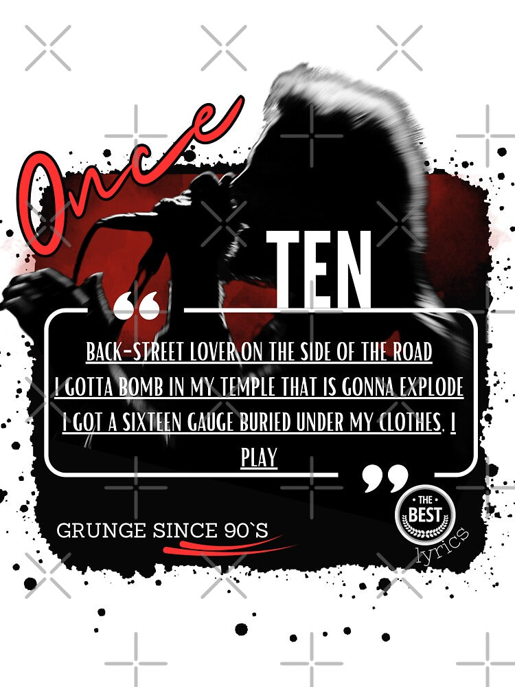 Once Track Lyrics - FAN Alive Grunge 90s nostalgia - Best Lyrics Series by fleive