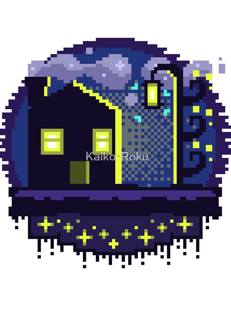 Pixel Art - Lamp and House by Kaiko-Roku