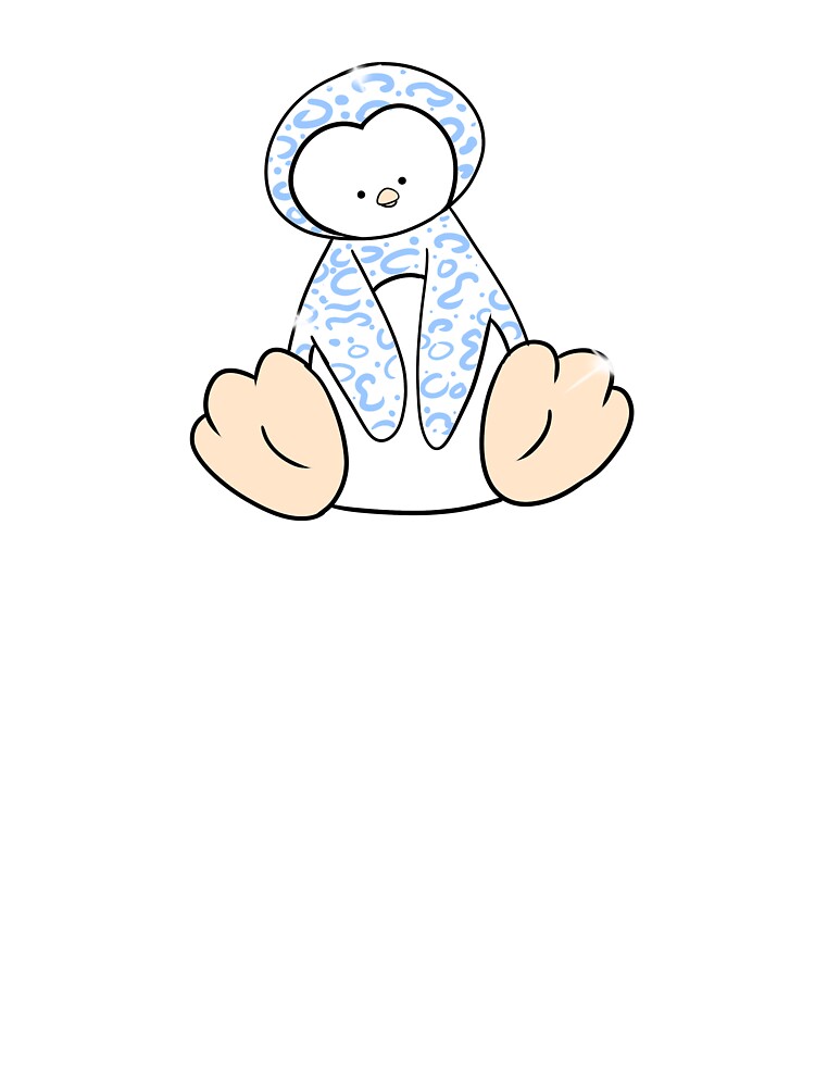 Animal Print Penguin (blue cheetah) by gross-girl99