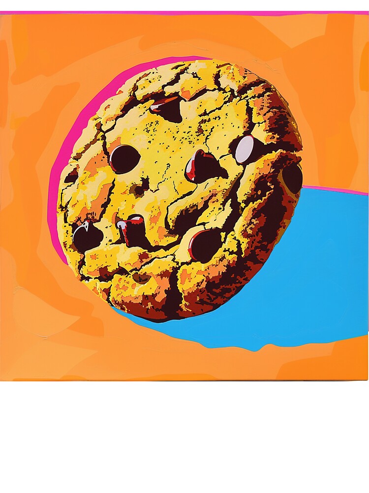 Chocolate Chip Cookie Pop Art 11 by AstroRisq