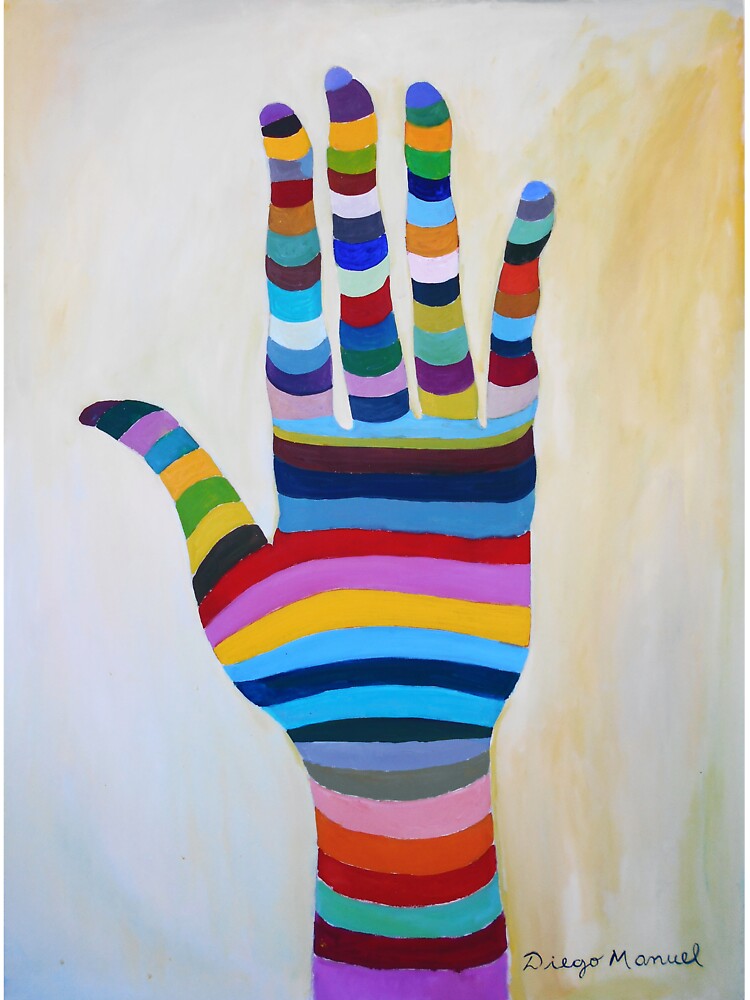 rainbow hand by Diego Manuel Rodriguez