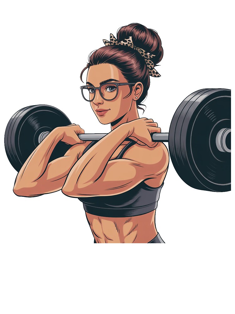 Strong Woman Fitness Design by QuiteOrbit
