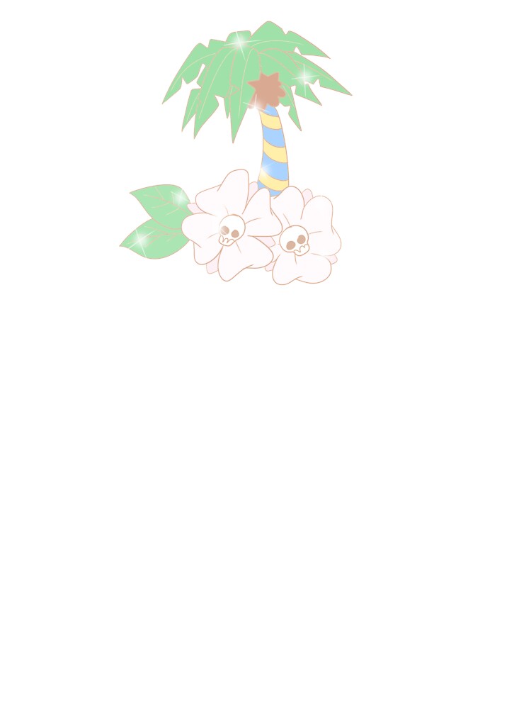 Swirly Palm Trees ? (blue and yellow) by gross-girl99