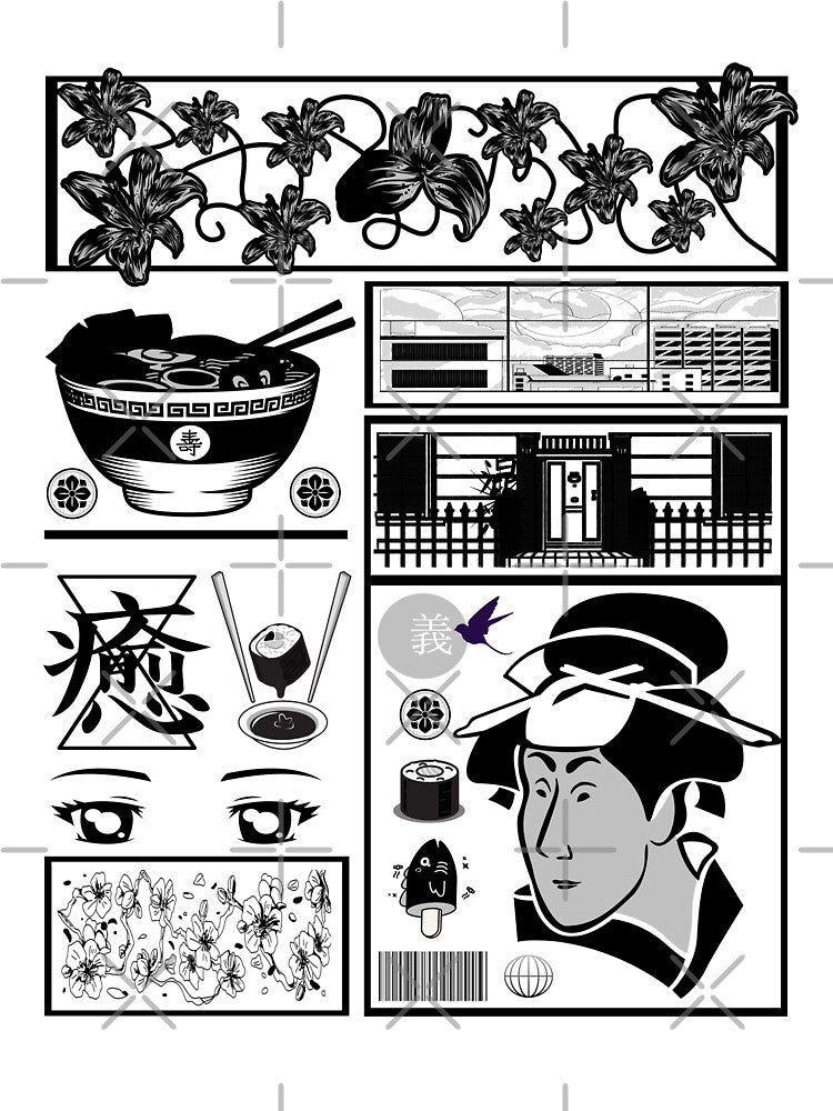 Japanese Mix Vaporwave Aesthetic Japan Classic by vibeno1