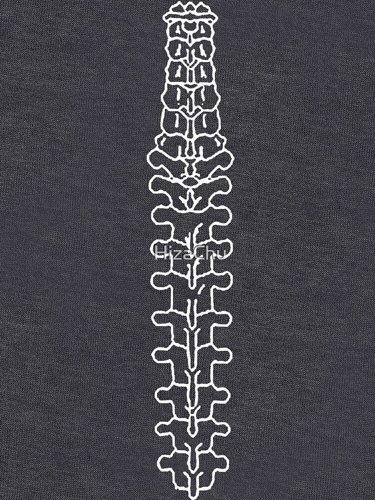 VERTEBRAE IN WHITE by HizaChu