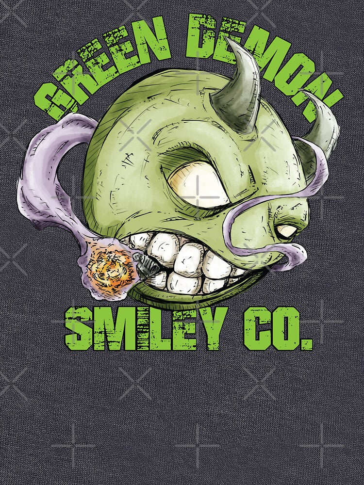 Green Demon Smiley Co by Sketch1682