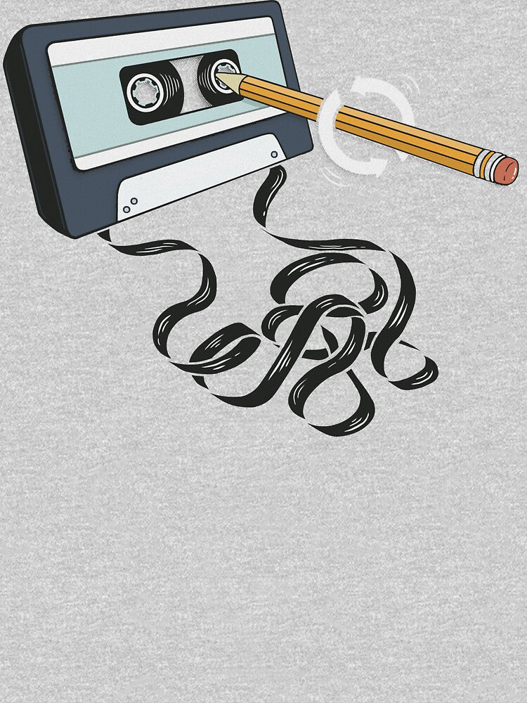 Back in the Day, Retro 80's Cassette Tape by BootsBoots