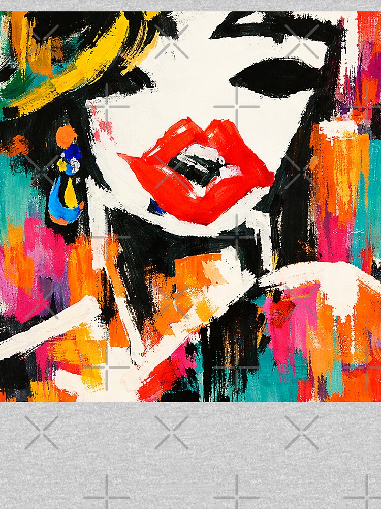 Fashion Model – Bold Pop Art Portrait by LuluLeb