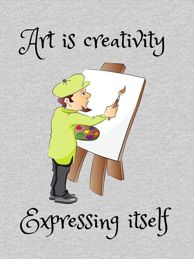Art is creativity expressing itself by Rickido