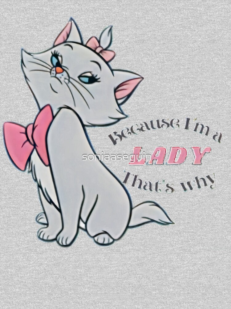 Because I'm a lady. Marie aristocats. Cute cats. by soniaaseguin