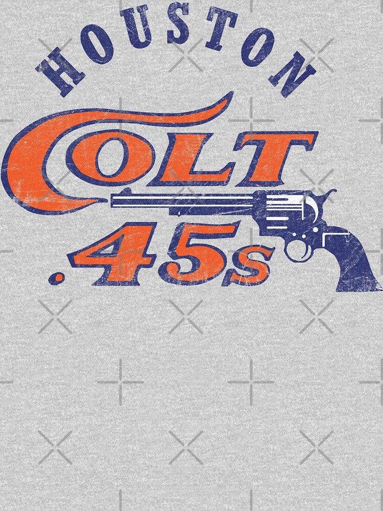 Houston Colt 45 Vintage Logo by Alema Art
