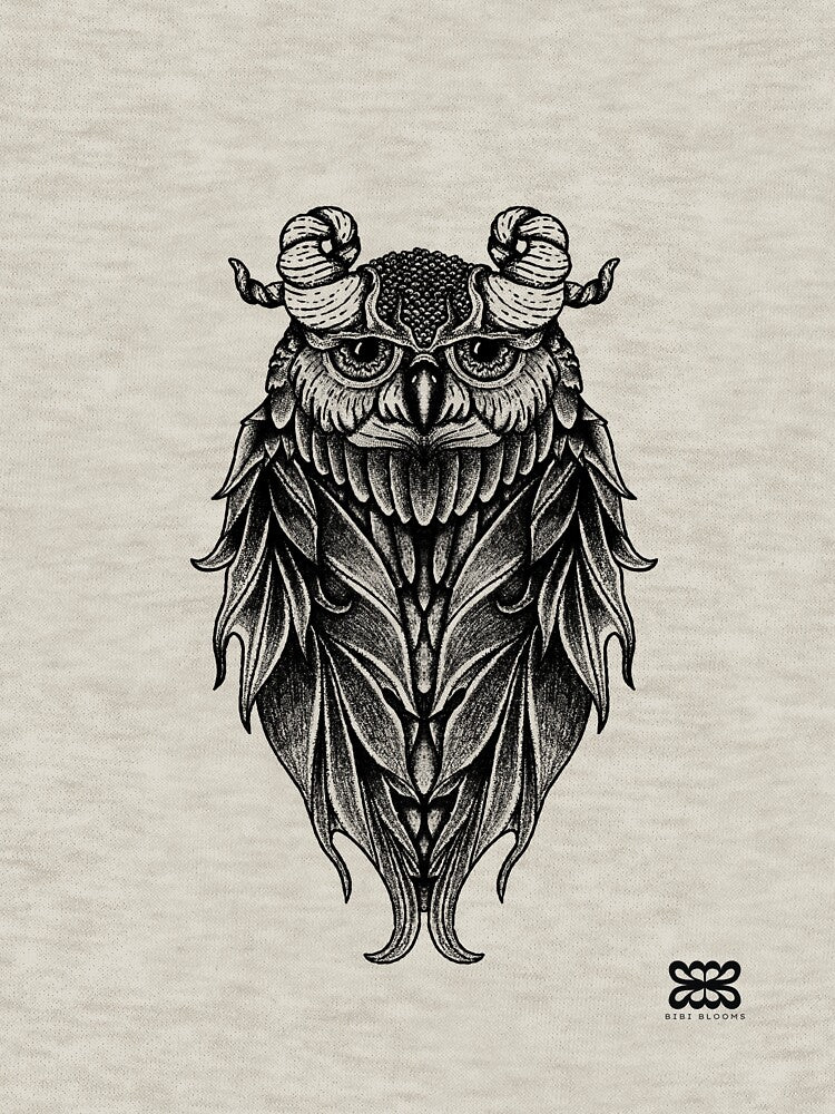 The Great Horn Owl by BibiBlooms