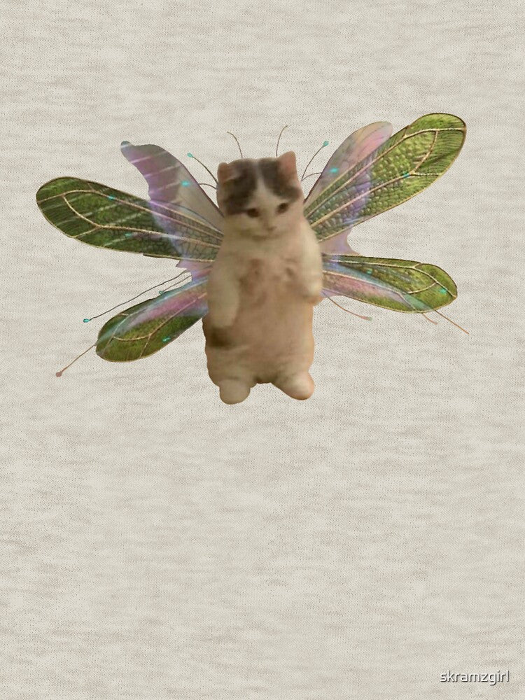 baby fairy kitten by skramzgirl
