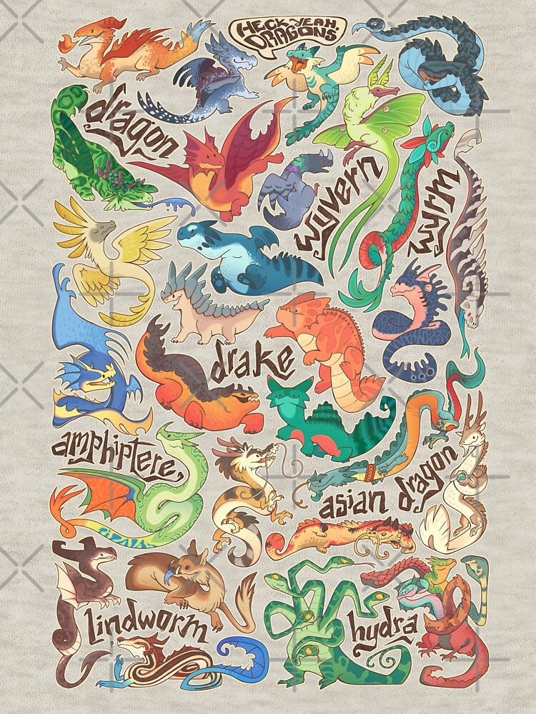 Mini dragon compendium by Colordrilos
