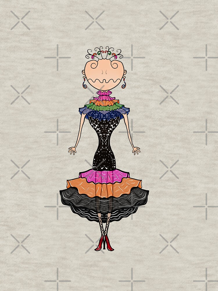 cartoon dancing girl cartoon by 236Reel