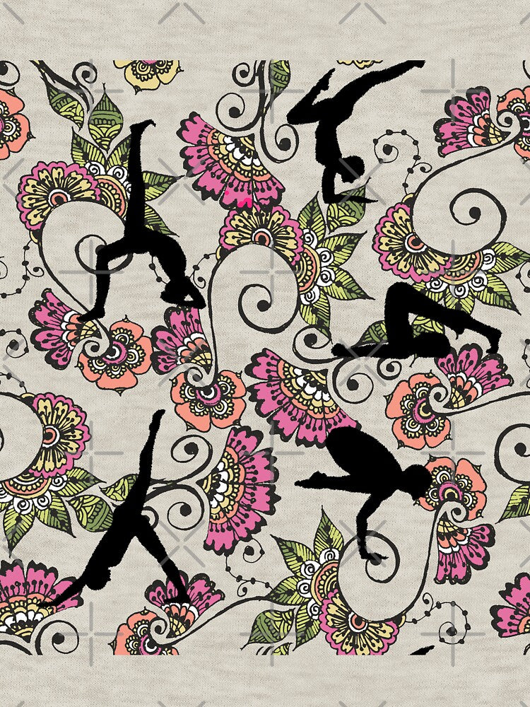 Pattern Ornamental Yoga by ramanandr