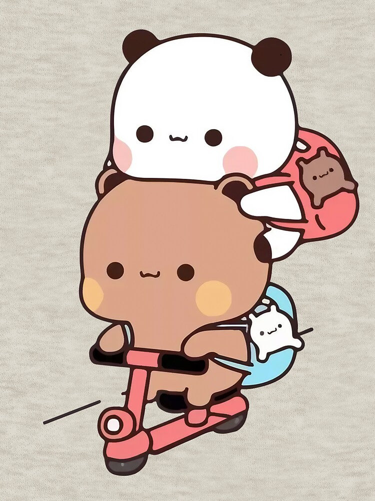 Bubu and Dudu Riding Scooter by PandaBearShop