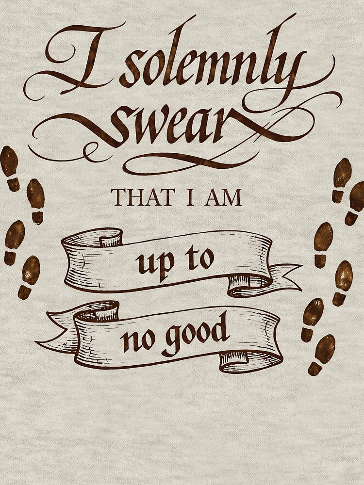 I Solemnly Swear – Mischief Oath Typography by agearb